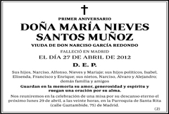 María Nieves Santos